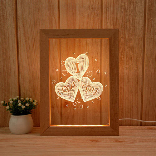 Love Heart Light Frame Lamp FL10